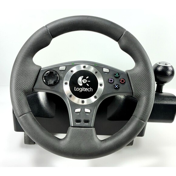 Logitech Driving Force Pro E-UJ11 USB Wired Steering Wheel with Shifter & Pedals - Picture 3 of 16